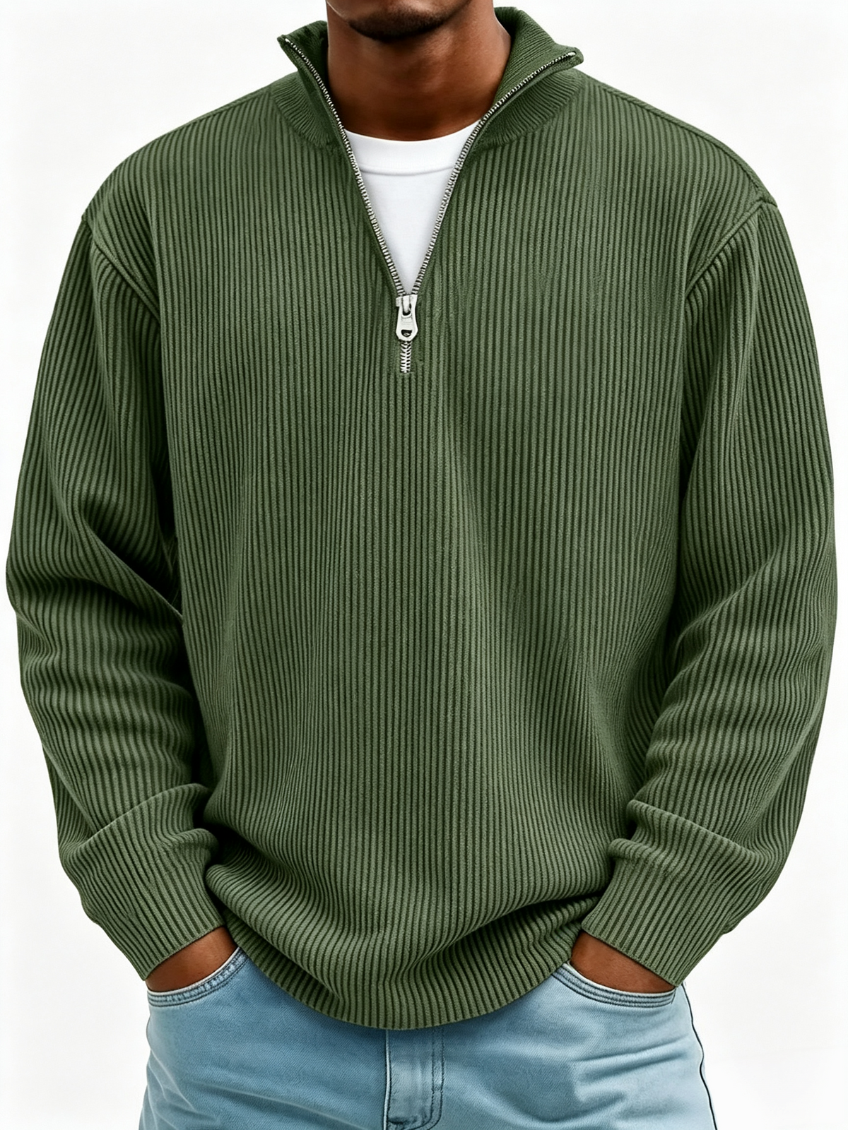 Classic Comfort Corduroy Polo Shirt